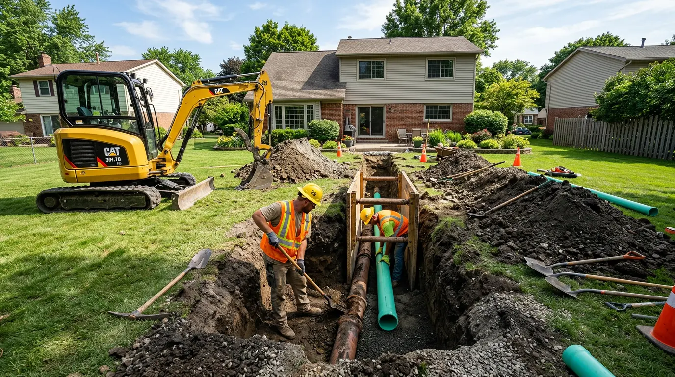 Sewer Line Replacement in Sun Village, CA